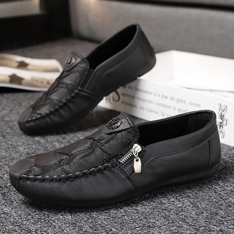 Chaussures paresseuses à enfiler quatre saisons à fond souple rétro