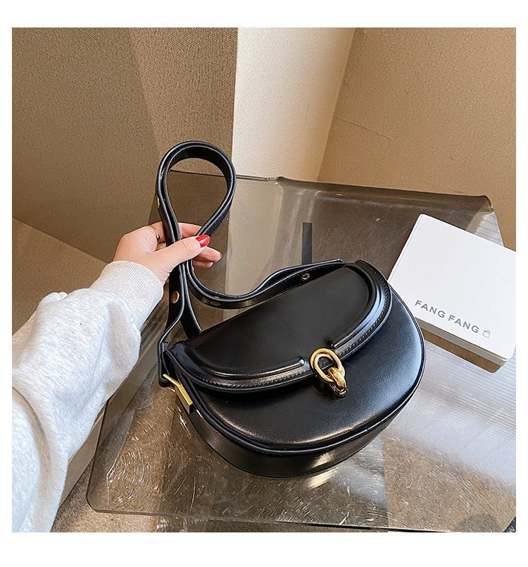 Bolso retro para mujer, bolso de hombro que combina con todo a la moda