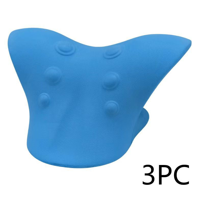 Étirement de la colonne cervicale, Relaxation musculaire par gravité, Traction, civière du cou, oreiller de Massage des épaules, soulage la douleur, Correction de la colonne vertébrale