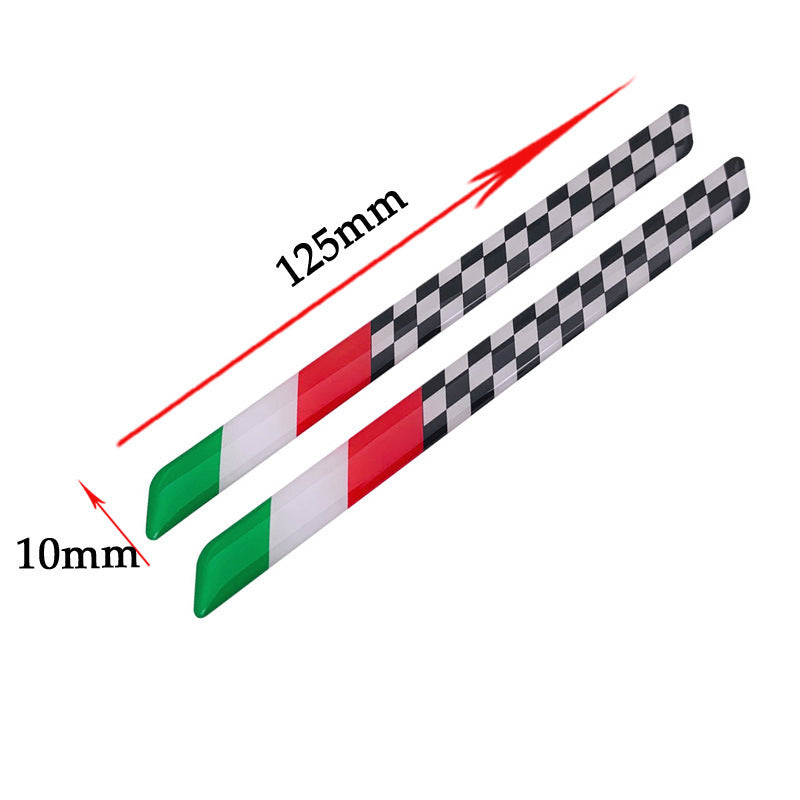Etiqueta engomada estéreo 3D tanque de combustible para bloquear arañazos pegatinas de coche impermeables