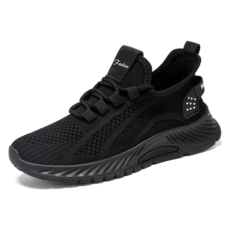 Chaussures de sport décontractées à la mode pour femmes, baskets plates à lacets, légères et respirantes, en maille