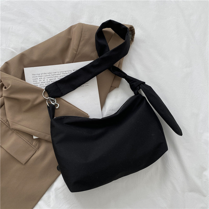 Sac à bandoulière pour femme en toile Campus élégant assorti avec tout Minority
