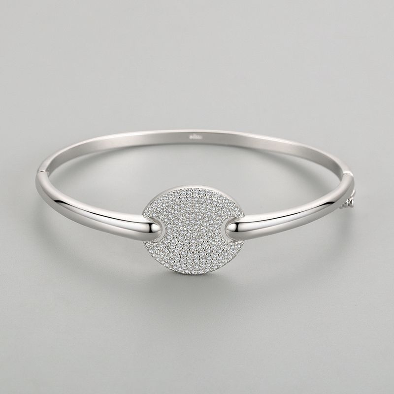 Pulsera de plata de ley S925 para mujer estilo coreano