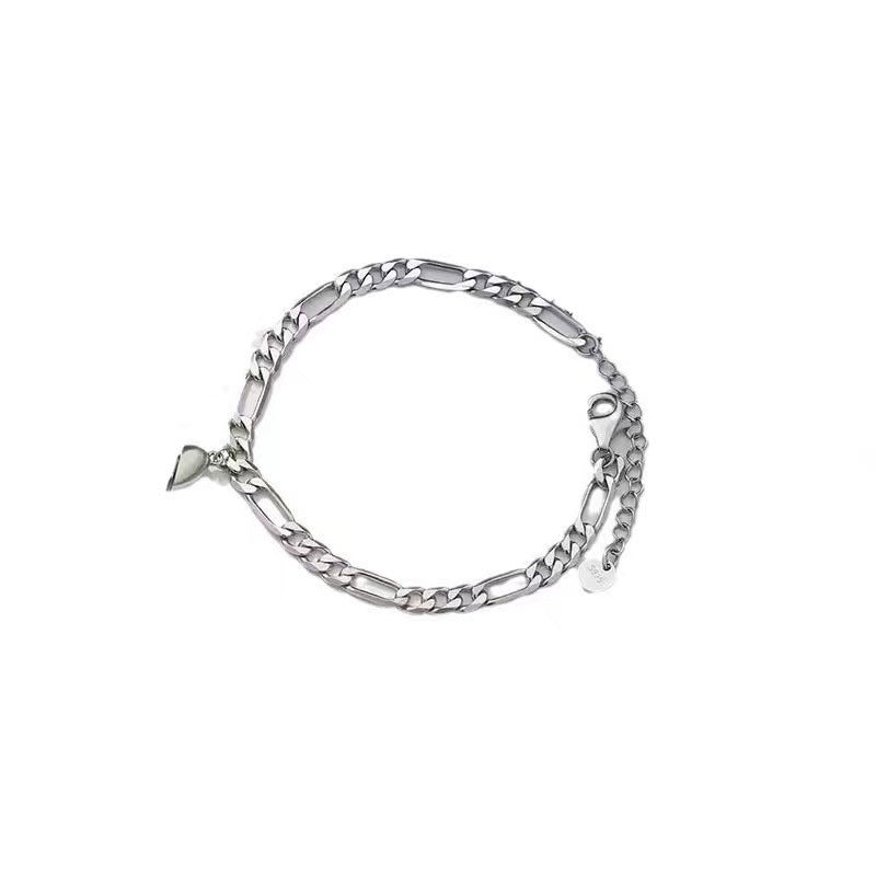 Paire de bracelets de couple magnétiques d'amour de haute qualité de niche