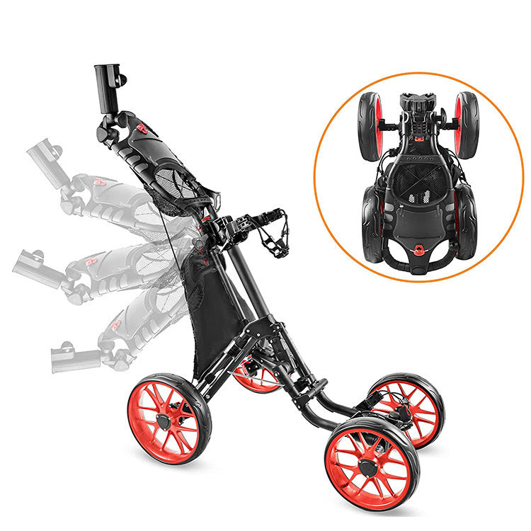 Fournitures de golf de chariot de golf pliable à 4 roues