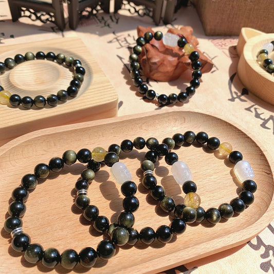 Bracelet en cristal de niche de style bricolage naturel