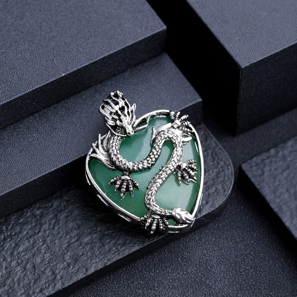 Dragon-shaped Love Pendant Simple Retro Fashion Ornament