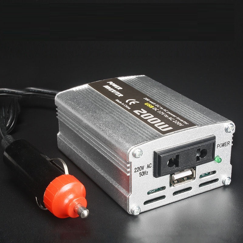 200W Car Inverter With USB 12V To 110220V Car Power Adapter Car Charger