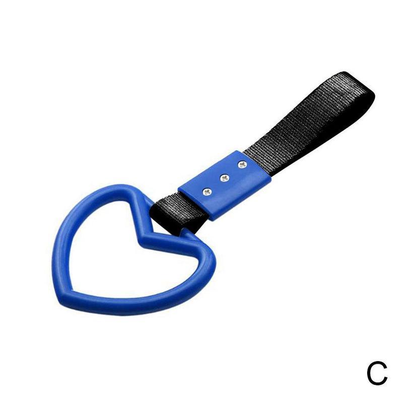 Anneau d'avertissement décoratif de ceinture statique de voiture en forme de coeur