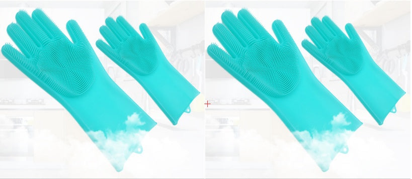 Gants de nettoyage en silicone résistants à la chaleur