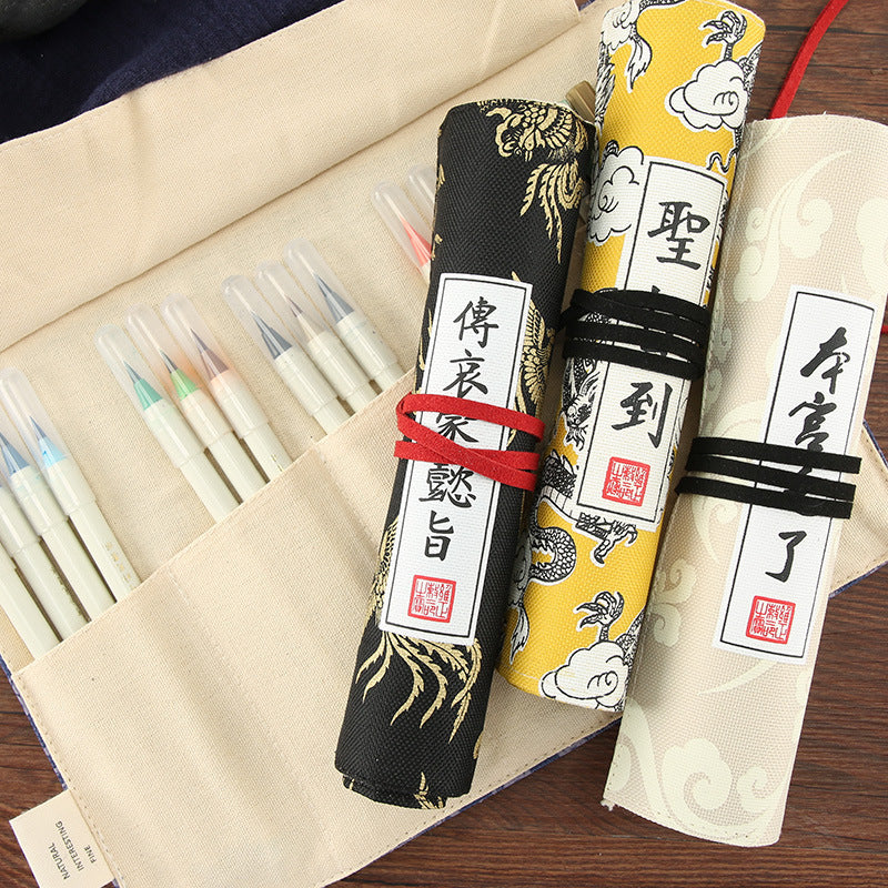 Trousse en tissu style tribunal étudiant