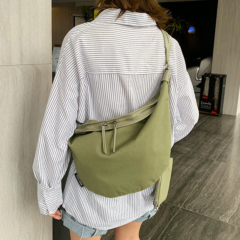 Sac à bandoulière en toile pour femmes, sacs de raviolis, sacs à bandoulière décontractés à la mode