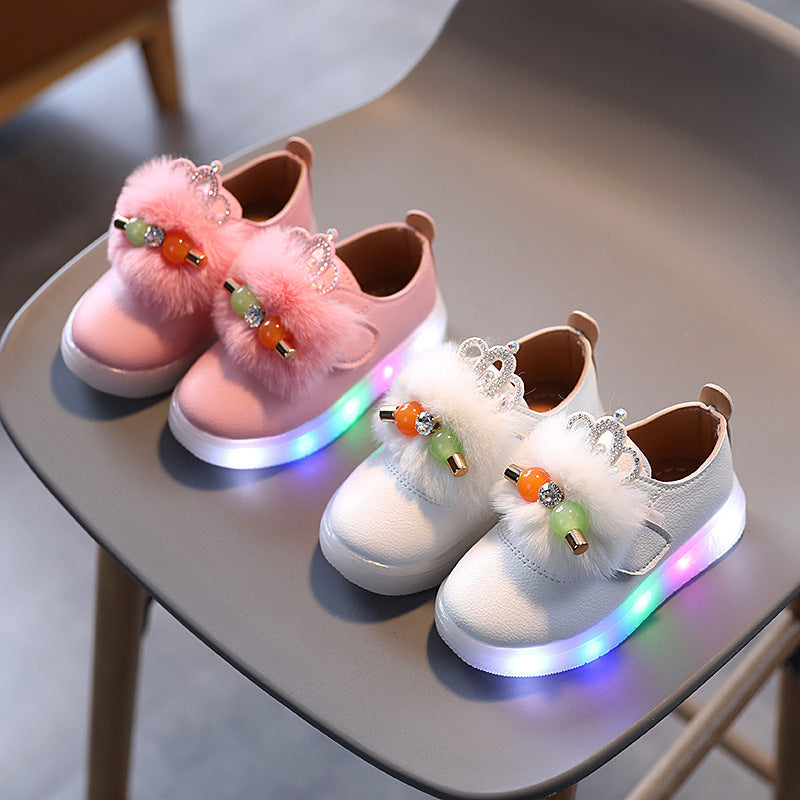 Flashing Shoes Chaussures de planche pour enfants à semelle souple
