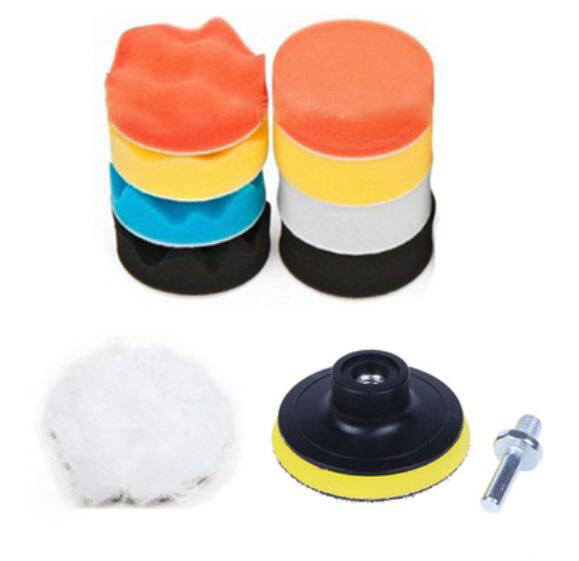 Car Beauty Ensemble d'éponges de polissage de 3 pouces, 19 pièces
