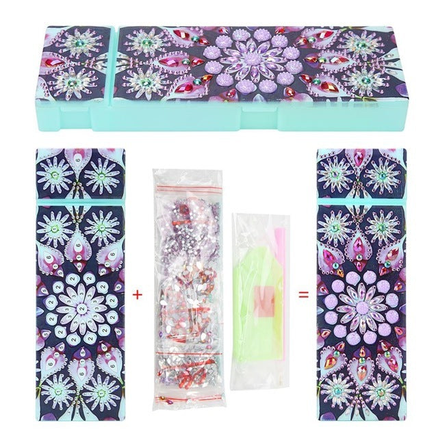 Personalized Creative Diamond Drawing Pencil Case