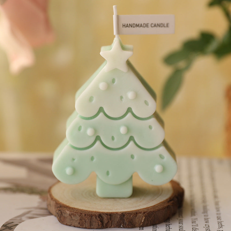 Moules en Silicone pour arbre de noël, pour bricolage, décoration d'ambiance créative, bougies parfumées faites à la main
