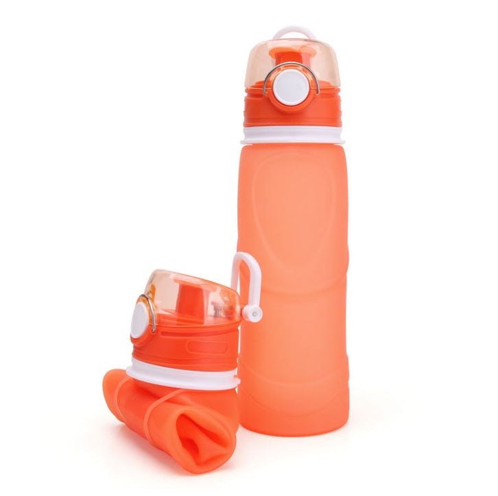 Bouteille d'eau pliante en Silicone bouteille d'eau en Silicone de qualité alimentaire voyage Portable tasse d'eau pliante voyage bouteille d'eau pliante