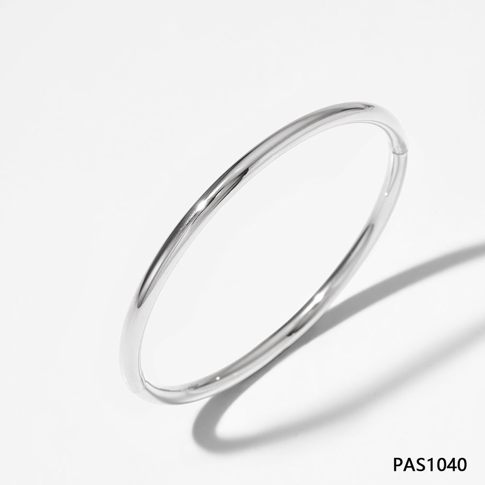 Bracelet en acier inoxydable galvanoplastie style simple