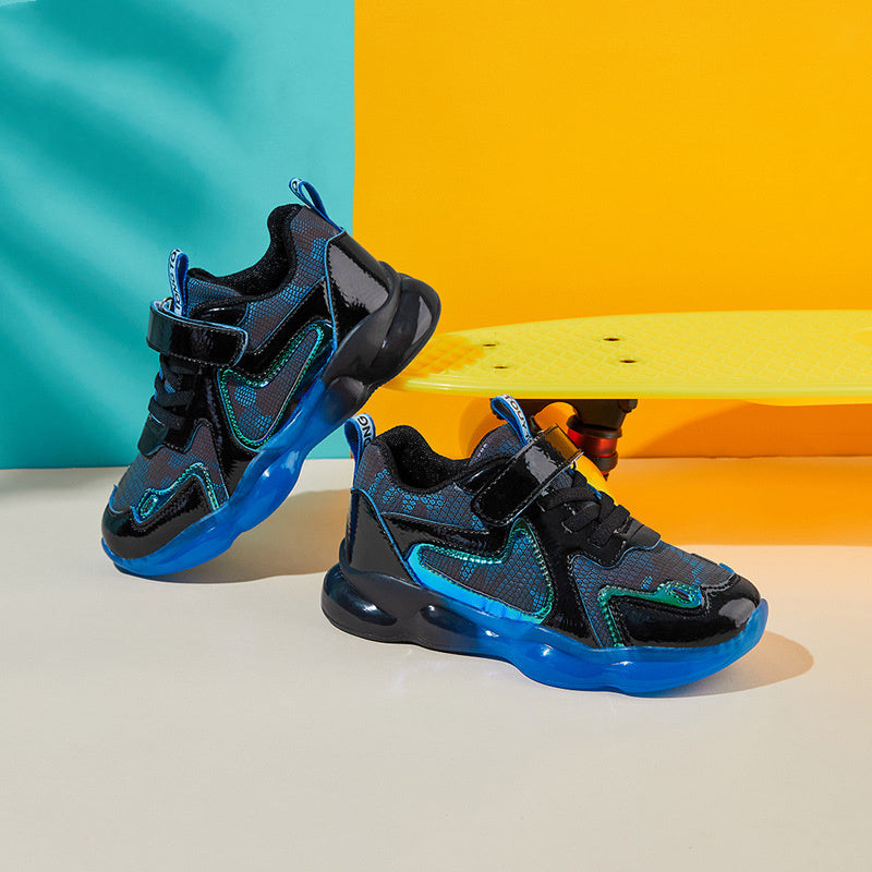 Zapatos para niños de estilo coreano, ropa para niños, deportes casuales geniales