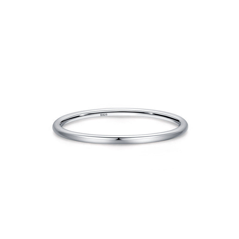 Anillo de pulsera simple personalizado minimalista para mujer