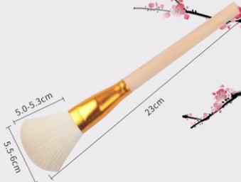 Pluma de pintura, cepillo de lana, cabeza suave, pluma S, proceso de rastreo de cerámica, pintura al óleo de acuarela