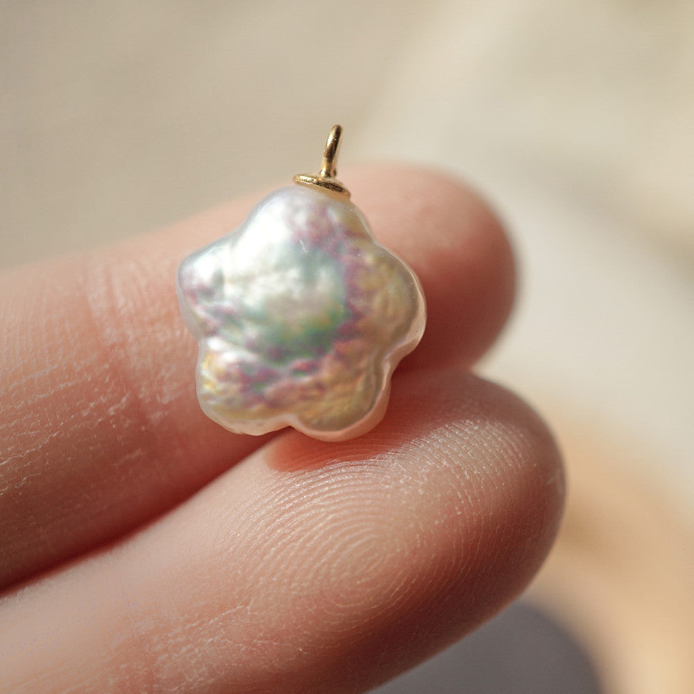 Xingyue Aurora Powder Earring Bracelet Accessories Natural Freshwater Pearl Pendant Silver Plated