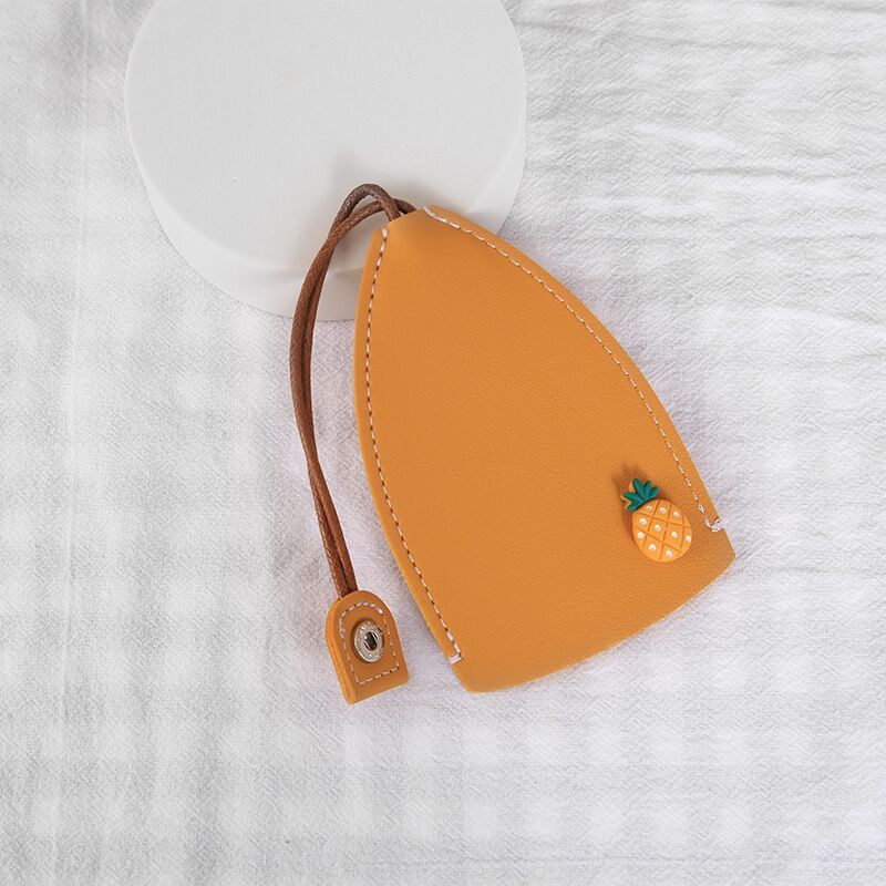 Cartoon Pull-out Key Case Creative PU Leather Car Key Protector Universal