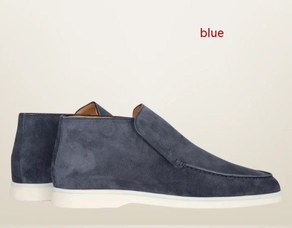 Mocasines planos retro hasta el tobillo
