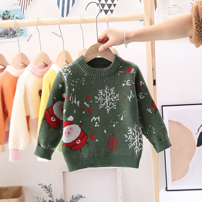 Pull flocon de neige de Noël