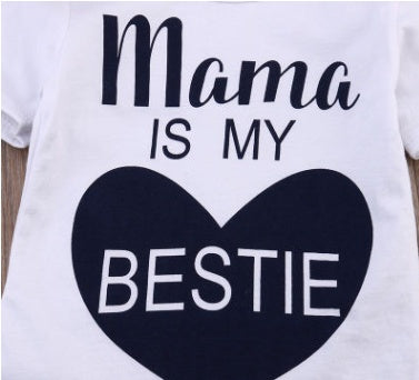 Mamá es mi mameluco de bebé BESTIE