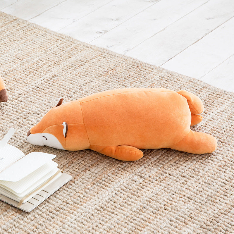Jouet en peluche renard gras mignon, Animal doux en peluche, oreiller de dessin animé, joli cadeau pour petite amie, jouets pour enfants