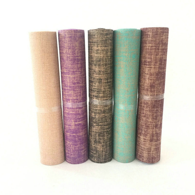 Tapis de yoga en toile de sac