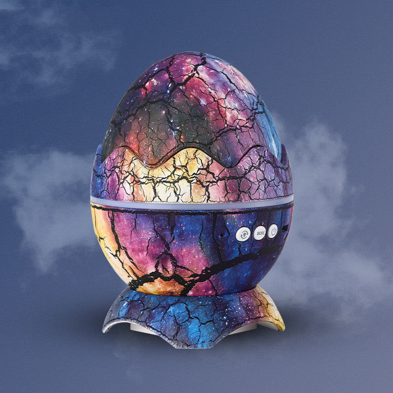 LED Dinosaur Egg Star Galaxy Projection Lamp Bluetooth Music