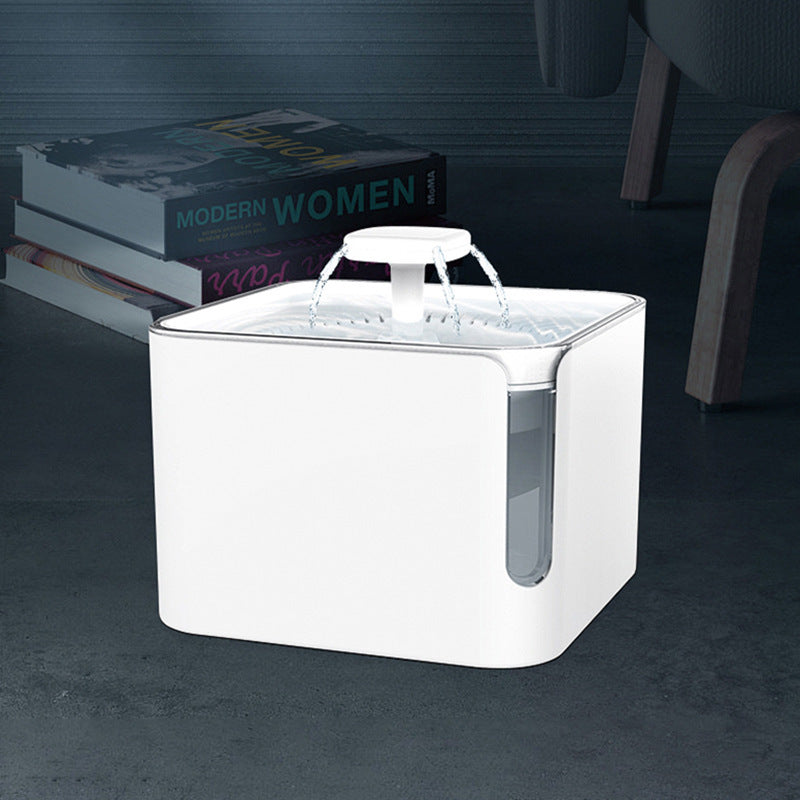 Bebedero automático para perros y gatos, fuente de agua para gatos con filtración circulante de 360 grados, dispensador de agua para estanque, USB, 3L