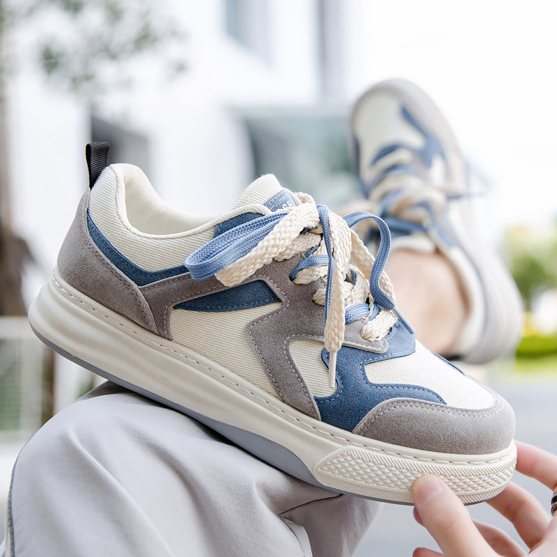 Spring Men's Casual Fashion Platform Canvas Shoes