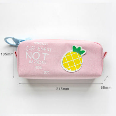 Trousse à crayons créative simple et mignonne en forme d'animal d'angle