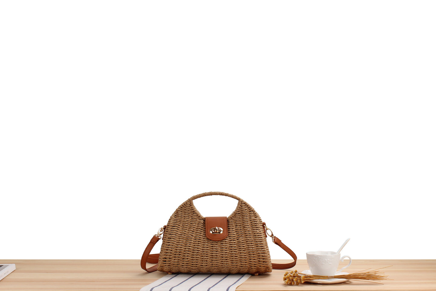 Women's Popular Special-interest Design Straw Bag Trendy Fashion Woven Messenger Bag