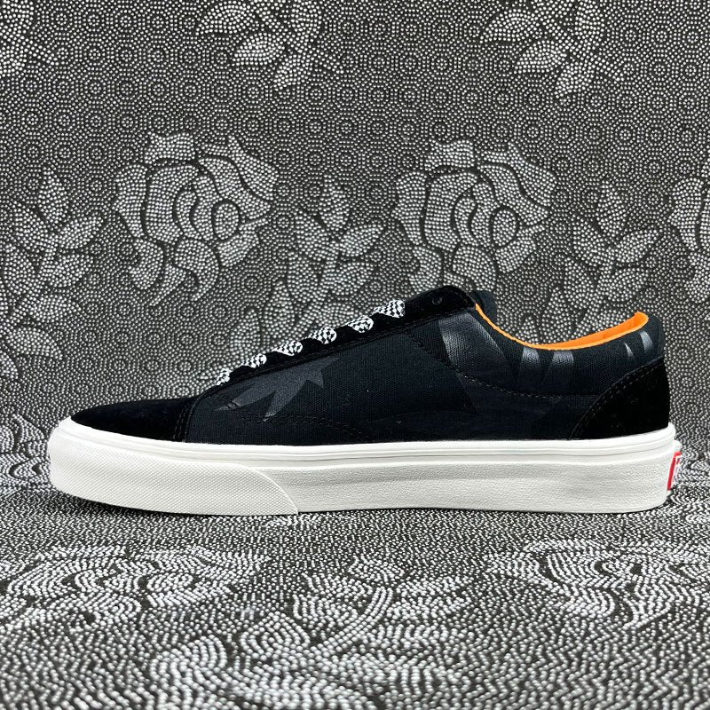 Chaussures basses classiques à carreaux Black Warrior High Street Canvas