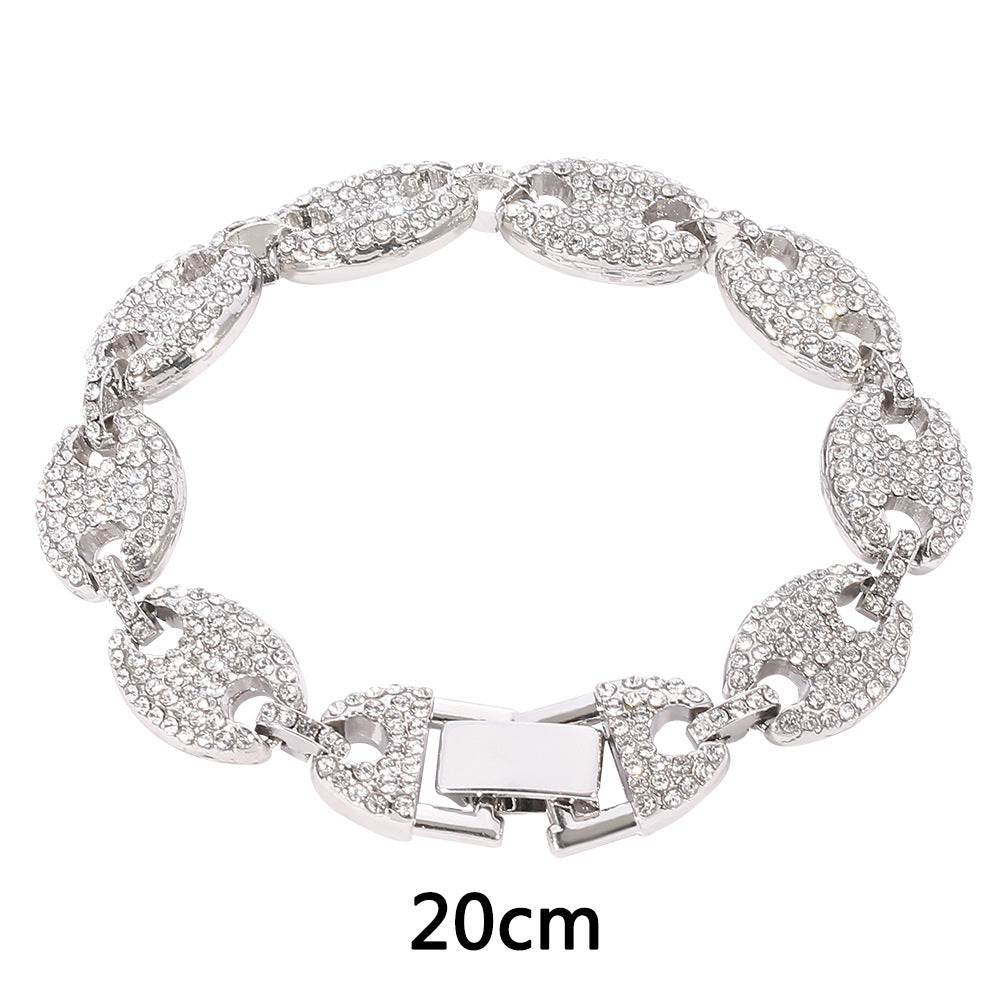 Bracelet Cubain Nez de Cochon Grain de Café