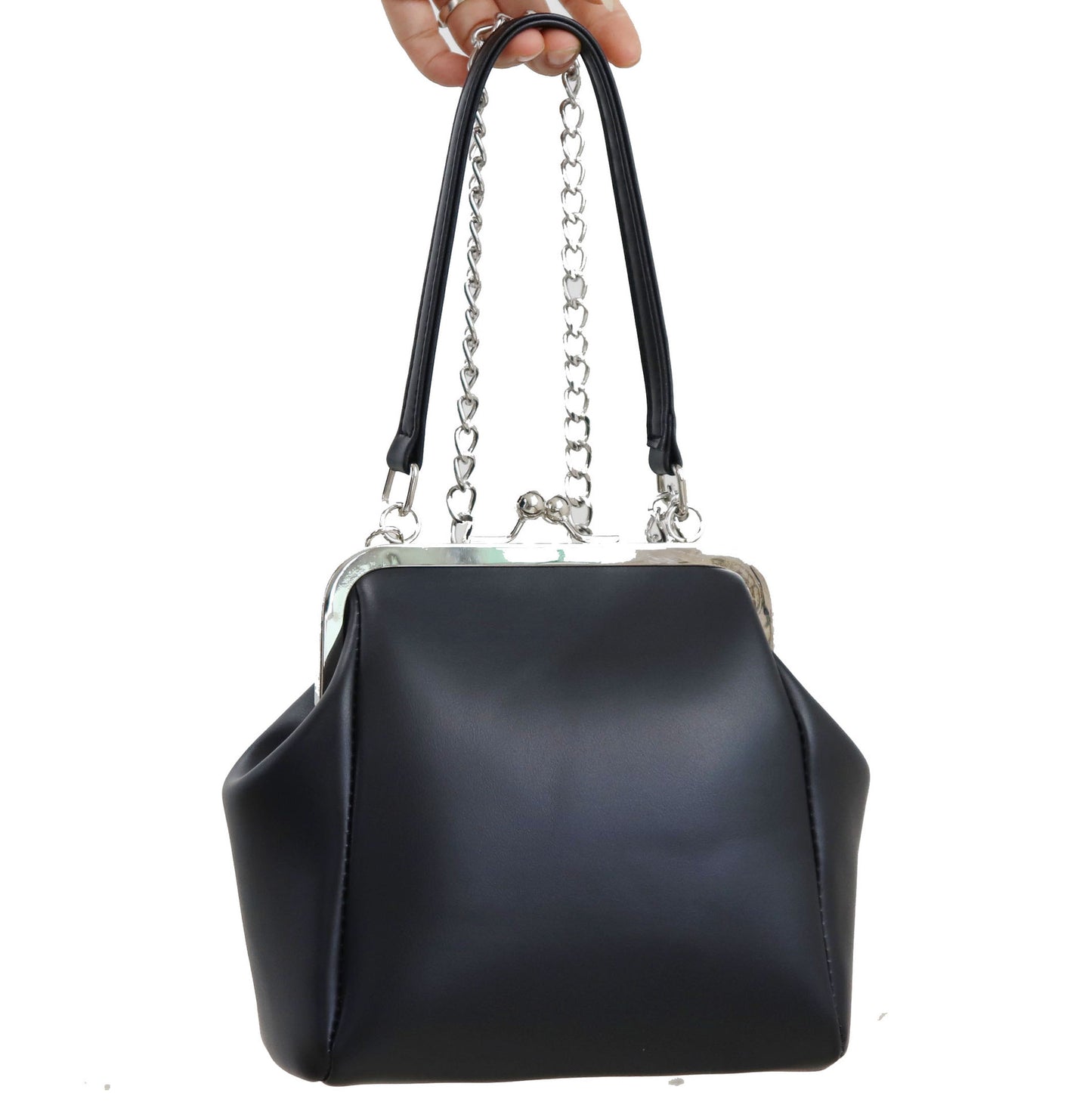 Bolso mensajero portátil de moda con clip retro
