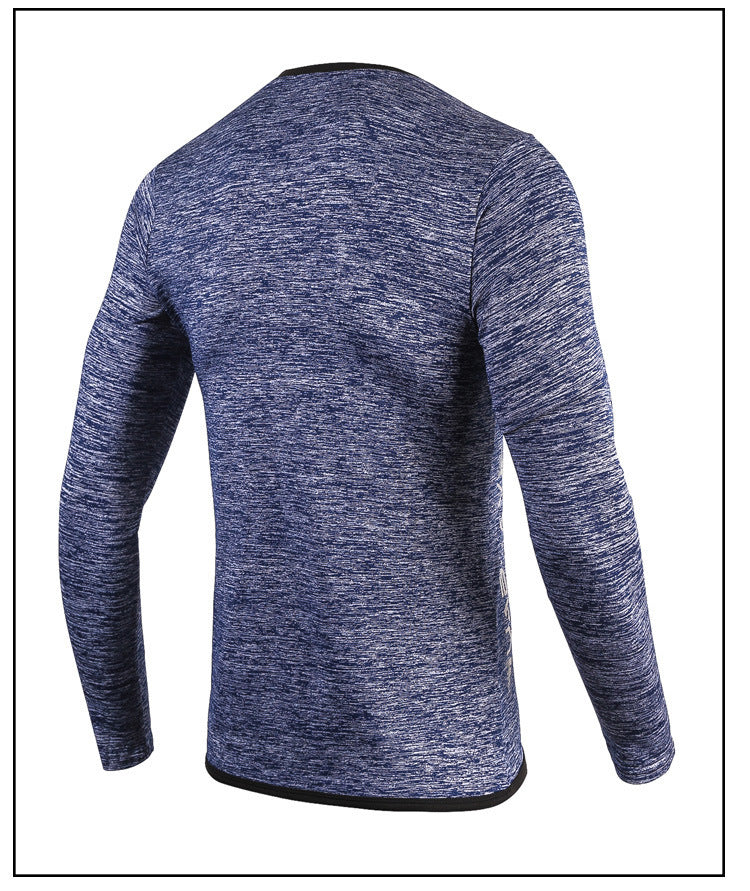 Ventes directes d'usine séchage rapide Sports de plein air vêtements de Fitness vêtements de sport à manches longues basket-ball pour hommes collants de Compression