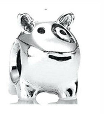 Cooperized Silver Animal Series Penguin Fashion Temperament Bracelet Bracelet String Beads Sub DIY Accessories