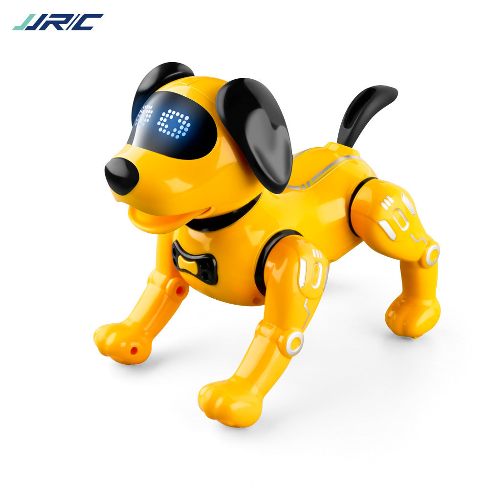 Chien robot intelligent tactile de chargement en plastique