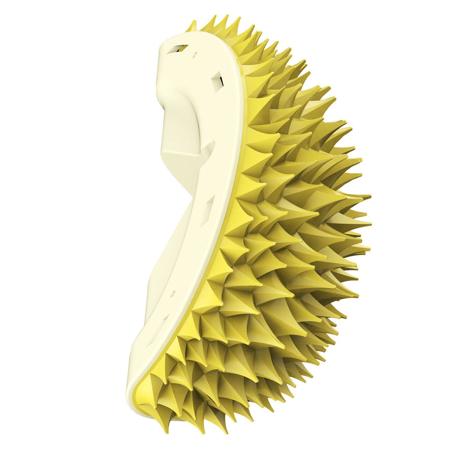 Brosse pour chat en durian, auto-toiletteur pour chien et chat, peignes de massage pour coins muraux, molaires en forme de durian, jouets pour manger lentement, outil de massage multifonctionnel pour animaux de compagnie, dents propres, jouets sains