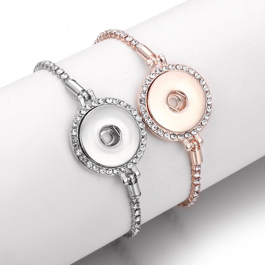 Bangle Jewelry Elastic Adjustable Metal Chain Broken Rubber Band Bracelet