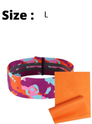 Bande de résistance de couleur camouflage de yoga antidérapante