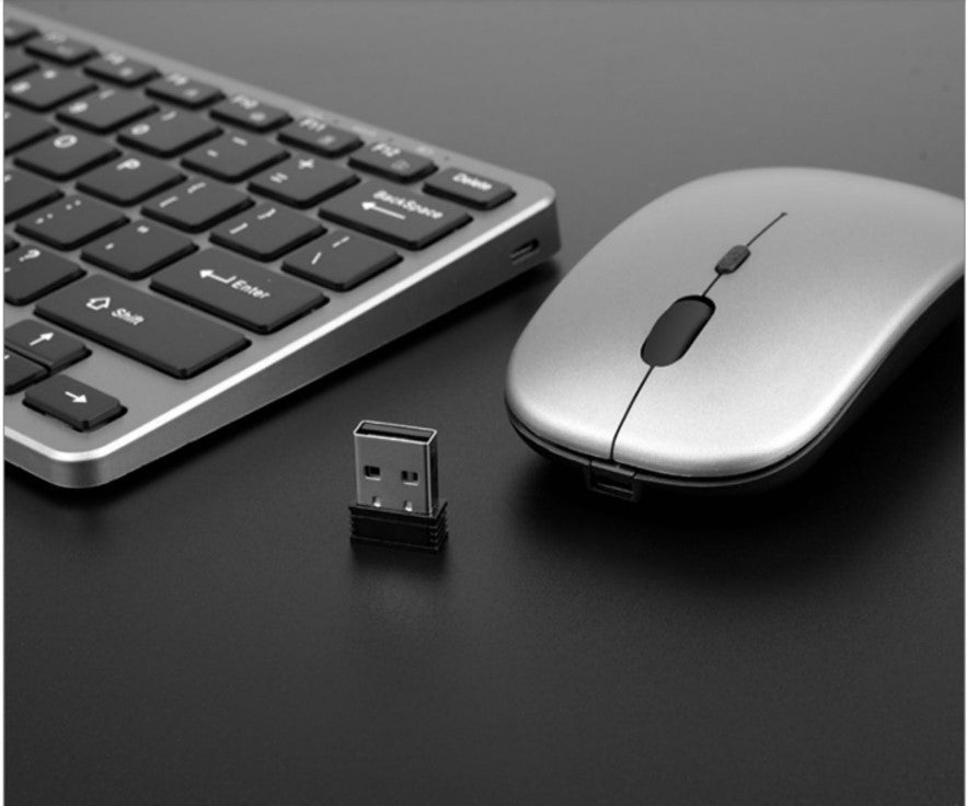 Ensemble clavier et souris silencieux, chargement sans fil 2.4G