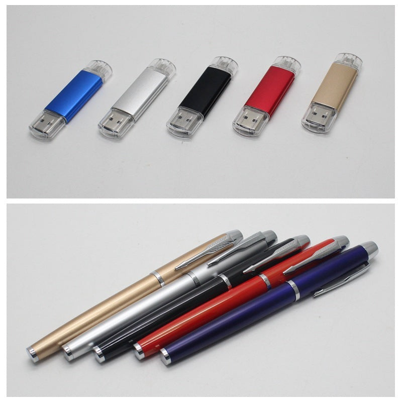 Souris sans fil fine, disque U mobile, stylo, trois pièces, cadeau de bureau, LOGO sur mesure, direct d'usine