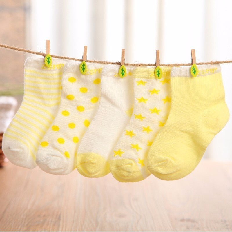 Chaussettes en coton respirantes et absorbant la transpiration Chaussettes pour bébé