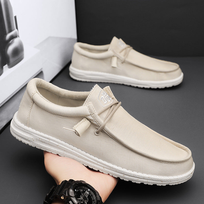 Chaussures en toile pour hommes Chaussures de sport respirantes et décontractées